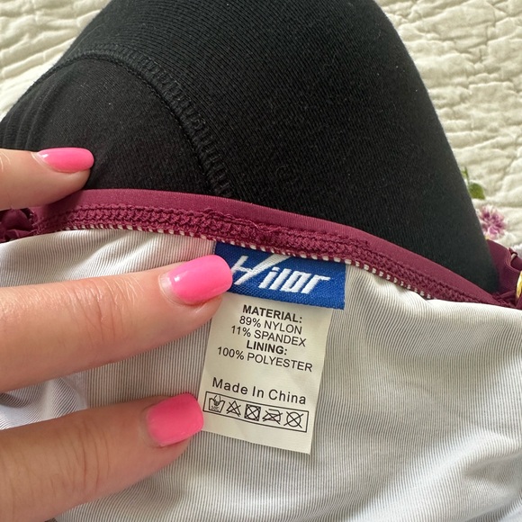 Hilor womens bathing suit size 10 - Picture 3 of 4